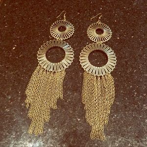 Gold Dangle earrings